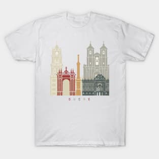 Sucre Skyline Poster T-Shirt